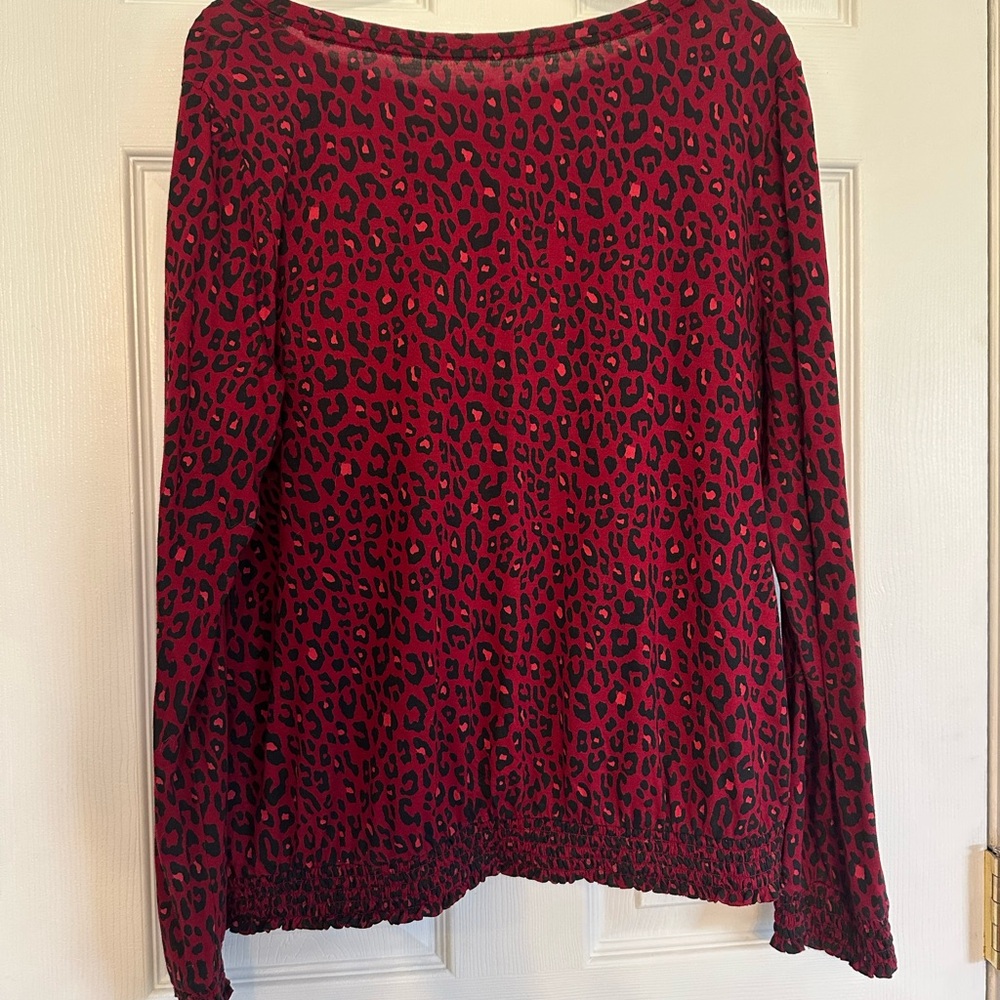Loft - Leopard Print Top